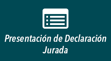 Presentación de Declaración Jurada